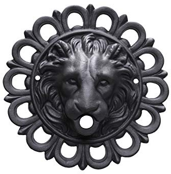 Bongiovni Fonderia | Rosett | fontänrosett | för kran | aluminium | Karnak-modell | antracit | för hem vägg | väggkran | (Rosa)