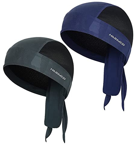 HASAGEI Sports Bandana da Motociclista, Cappello Estivo da Donna, Berretto da Ciclismo, Elastico, Traspirante, Aquamarine, Taglia Unica