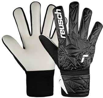 Reusch Attrakt Starter Solid Junior Torwarthandschuhe Kinder Jugendliche Fußballhandschuhe für Jungen und Mädchen geeignet für alle Wetterbedingungen und Spielfeldoberflächen