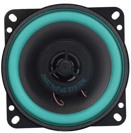 Altoparlante Coassiale Stereo per Auto, Altoparlanti Coassiali Stereo per Auto Gamma Completa di Frequenza Impedenza 4 Ohm Tweeter a Cupola con sensibilità 90DB (4 pollici (SKU