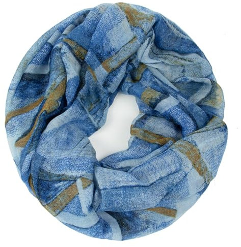 Glamexx24 Damen Loop Schal Farbverlauf Schlauchschal Rundschal Halstuch für Frühling, Sommer, Herbst, Winter