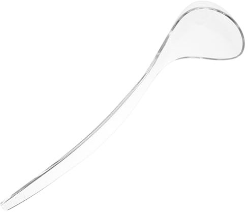 SECFOU Mestolo Da Zuppa in Plastica Trasparente Cucchiaio Da Portata Robusto e Riutilizzabile Per Ristoranti e Uso e Per Servire Salse e Zuppe