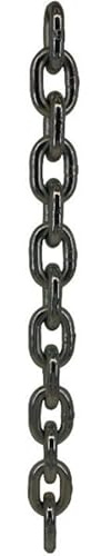 hochfeste Kette Stahlkette Gliederkette DIN EN 818-2 GK8 (Grad 80) schwarz lackiert - 10 mm