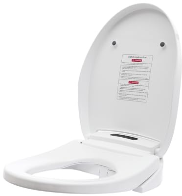 Intelligenter Elektronischer Toilettensitz Mit Heizfunktion Warmlufttrocknung Automatischer Absenkfunktion Elektrischer Dusche Beheizbare Toilette Runder Toilettendeckel AusgewäHlte Materialien