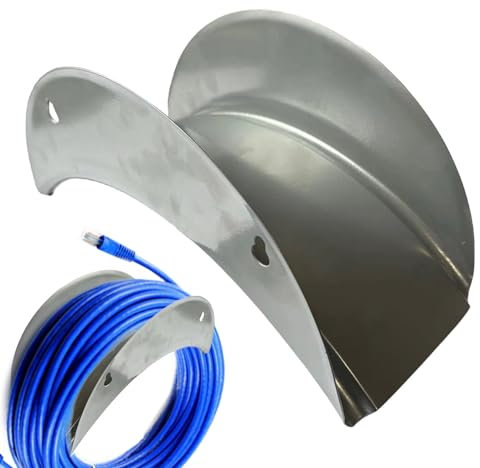 Soporte de metal para manguera de jardín, estante de pared, gancho resistente para almacenamiento de agua, soporte organizador sólido para carretes al aire libre, montaje duradero, patio, equipo de