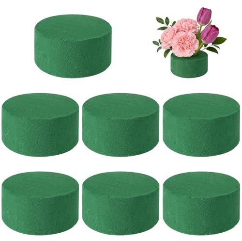 GUOYOU 7 Piezas Uso Húmedo Seco Espuma Floral, Alta Absorción (8x4cm)