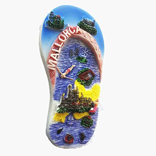 Kühlschrankmagnet, 3D-Optik, Mallorca-Andenken, für Zuhause und Küche, Spanien-Motiv