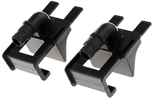 SM SunniMix 2 Pack Aquarium Hose Holder, Fish Tank Tube Clamp Fixing Clip Connector