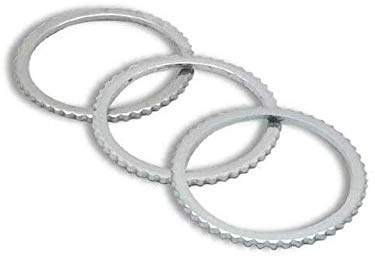 Toolstar Lot de 3 bagues de réduction, pièces intercalaires, rondelles de bague pour lames de scie circulaire, argent