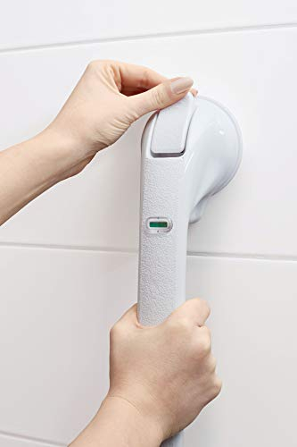 TronicXL XXL Premium Handgriff Haltegriff ohne Bohren mit Saugnapf Badezimmergriff Vakuum Griff für Badewannen Dusche WC 50cm Haltestange Montage Duschgriff Badezimmer Griffstange Senioren Handlauf