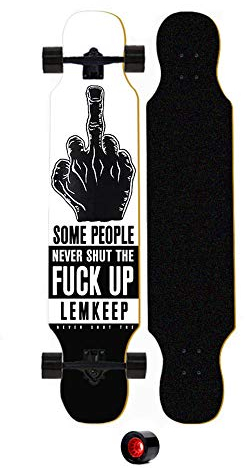 YEENUO 42 Zoll Longboard Skateboard Cruiser 8 Ply Maple Komplette Longboards Skateboard Tanzen, Cruisen, Kurvenfahren, Freeride Slide, Freestyle und Downhill Freestyle Cruiser für Teenager oder Erwa