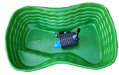 Giardini d'Acqua Laghetto Completo Grande Kit MOD. Bolsena + Filtro Interno Gda Uvc 3000 Stagno Artificiale 178 x 130 cm Pompa Inclusa Vasca Pesci Piante Koi