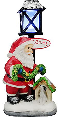 Weihnachtsbeleuchtung Lichterkette - Weihnachtsdeko Laterne Mit LED-Beleuchtung, Innen Deko Für Fenster (Santa B)