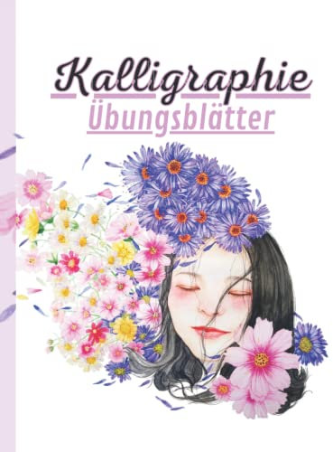 Kalligraphie Übungsblätter: Übungsheft mit Kalligrafie Papier | Übungsheft mit Vorlagen für moderne Kalligraphie und HandLettering | Seiten zum Üben ... Kalligraphie schräger linierter Leitfaden