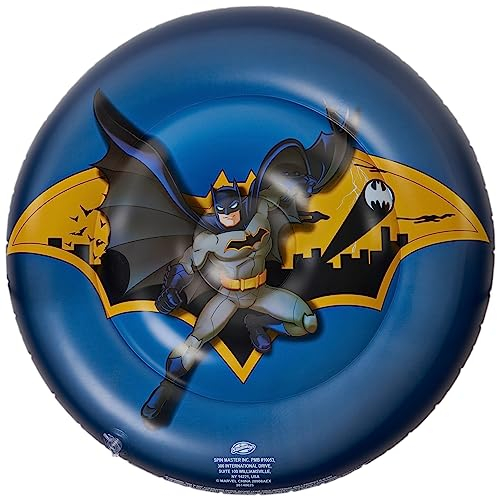 Swimways DC Batman Reversible Boat, Inflatable Pool Floats & Kids Pool Toys, Swimming Pool Accessories & Beach Essentials for Kids Aged 5 & Up