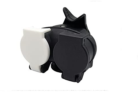 VOANZO Adattatore per spina per rimorchio Adattatore da 13 pin a doppio 7 pin 12V 12N 12S Spina di conversione per roulotte