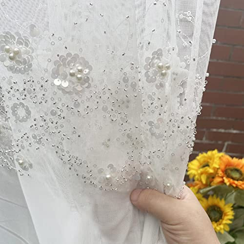 MANQILE Pastoral Organza Bestickter Stoff Schmetterling Gaze Türfenstervorhang Für Wohnzimmer Luxus Schlafzimmer Dekoration