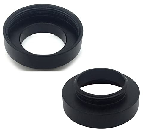 Labor-Mikroskop-Zubehör, Mikroskop-Objektiv-Adapterring, C-Mount auf RMS M42 auf RMS-Innengewinde 20,2 mm auf Außengewinde 15,2 mm M25 auf RMS-Adapter (Farbe: AD15,2–20,2)