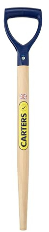 CARTERS 28 Ash Straight Taper Replacement Handle - PlastYD | Ash Replacement Handle, Fits Shovels & Spades, Straight Taper, Durable & Reliable