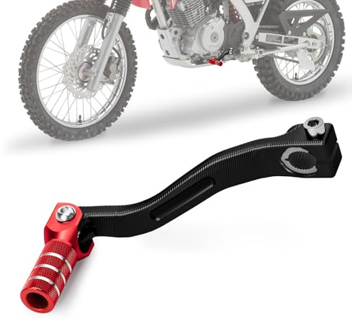 IUVWISN Dirt Bike Gear Shifter Shift Lever Folding Tip CNC for CRF125F CRF125FB Big Wheel CRF 125F 2014-2025 Red