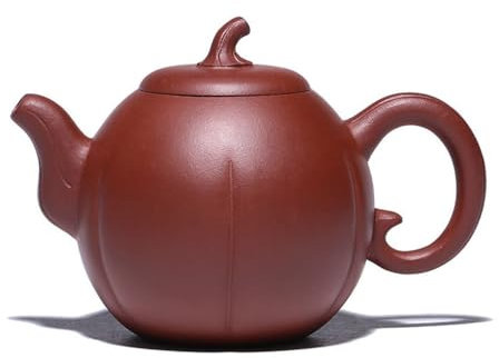 Juego de té Tetera de arcilla morada Tetera hecha a mano para el hogar Juego de té para salón de té Oficina Tetera Fiesta Ceremonia de té Tetera individual para infusor