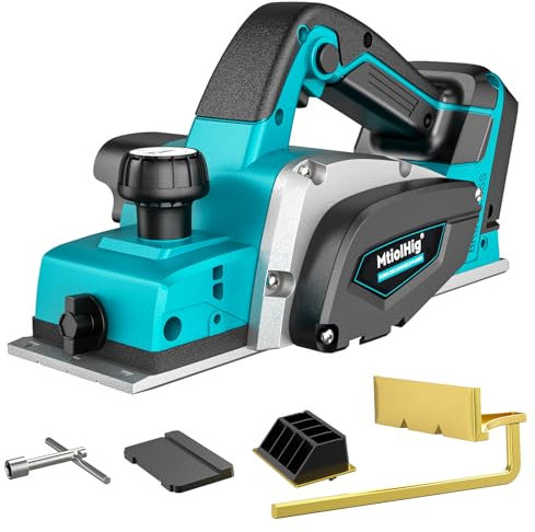 MtiolHig Cordless Planer Compatible with Makita 18V Battery,Tool Only