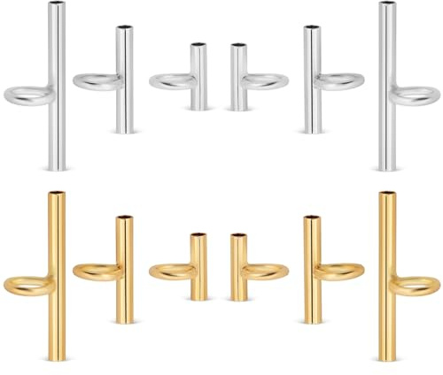Holibanna 12Pcs Brooch Converters for Pin to Pendant Adapters Copper Mini Jewelry Making Accessories Lightweight Compact Pendant Converters for Necklaces
