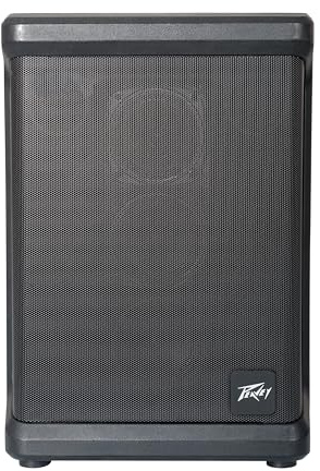 Peavey Solo® Battery Powered Portable PA and Busking Amp, 10-Hour Battery Life, Bluetooth, 4-Channels, Lightweight, Fast Rechargeable Battery, Guitar Input, Reverb Included