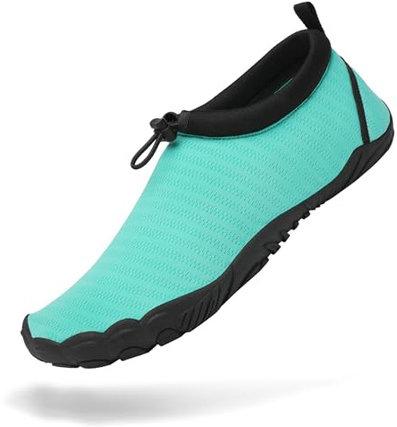 Mishansha Escarpines Hombre Mujer Agua Zapatillas de Agua Zapatos Playa Secado Rápido Escarpines para Piscina Mar Surf Acuáticos Azul,Gr.38
