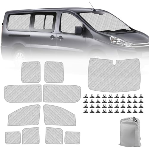 11PCS Thermomatte Fahrerhaus Innen für Citroen Dispatch 2006-2016 LWB