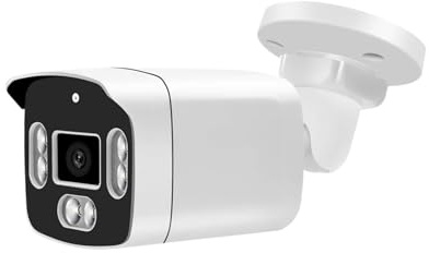 KVBRUI Telecamera IP 8MP 4K 5MP 4MP Poe for Esterni Impermeabile H.265 Telecamera di sorveglianza di Sicurezza CCTV Bullet Telecamera con rilevamento del Movimento(2.8mm,4MP Not Poe)