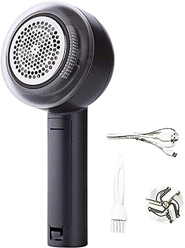 Fabric Shaver, Portable USB Bobble Remover for Clothes, Electric Lint Removers with 1 Replacement Blade, Safely and Effectively Fluff Shaver Brush Fuzz Debobbler for Clothes Blanket Fiber Cotton