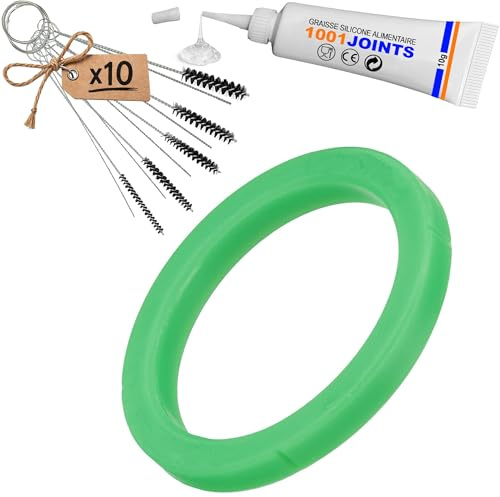 JOINT TORIQUE ENTRETIEN PORTE FILTRE Ø 74 x 57,5 x 8,5 mm GROUPE DE PERCOLATION TÊTE D'INFUSION MACHINE À CAFÉ EXPRESSO REMPLACEMENT COMPATIBLE AVEC RANCILIO ETC… (BROSSE)