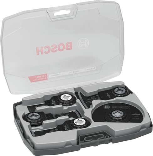 Bosch 7x Bladsats i trä, 7 st (för Hårt trä, Laminat, 210 x 120 mm, Professional Tillbehör Multiverktyg)