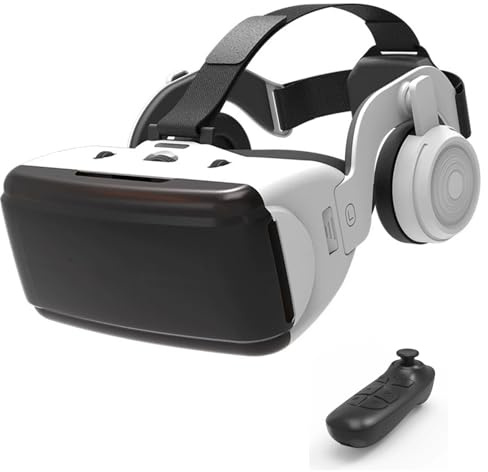 Gafas 3D de Realidad Virtual, Gafas VR, 3D VR Gafas de Realidad Virtual, Gafas 3D VR para Smartphone, Compatible 4.7-7.2 Inch' Smartphone Amplia compatibilidad por Android/iOS(B)
