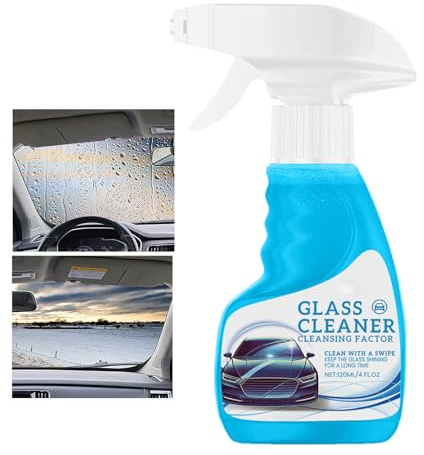 Detergente Per Parabrezza Auto - 120ml Multiuso Antiappannante,Detergente Per Vetri Auto | Per Dettaglio Lucidatura Lavaggio Cura Protezione Garage Vernice Superfici