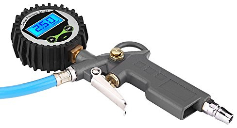 Generic Tester Digitale per Misuratore di Pressione Pneumatici per Veicoli per Auto, Manometro di Precisione Durevole, Ampio Intervallo di Misurazione 0-220 Psi, Adatto per Motocicli, 370 G