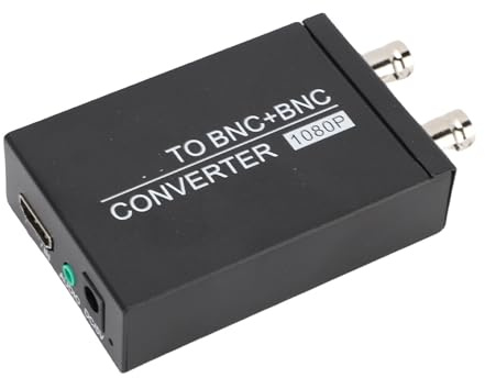 Yinhing Interface Multimédia Hd vers Convertisseur Bnc Adaptateur Vidéo Haute Résolution pour Caméra de sécurité Projecteur TV pour Système de Surveillance et Solutions d'imagerie Professionnelles
