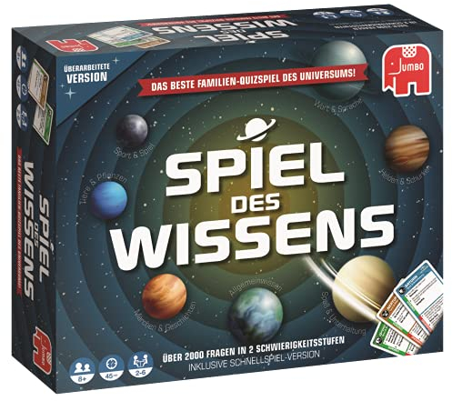 Jumbo Spiele 19498 Spiele - Spiel des Wissens - Gesellschaftsspiel, Familienspiel - Ab 8 Jahren
