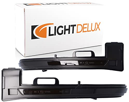 LIGHTDELUX Ersatz für LED Spiegelblinker Blinkleuchte Dynamisch Links Rechts Laufblinker mit Zulassung V-172011