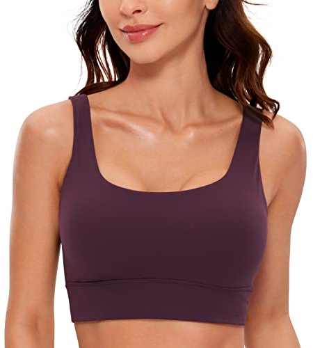 CRZ YOGA Butterluxe U Back Sport-BH:ar Djup lila M