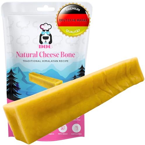 Chef Dog Yak Kaukäse für Hunde XL - Kauknochen Hund - Natürliche Käsestangen ohne Zusatzstoffe - Käseknochen Hund für Welpen und Hunde Aller Größen