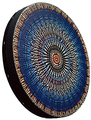 BestAlice Tamburo sciamanico, Tamburo a mano da 10 pollici con decorazione Albero della Vita, con bacchette, Suonatore di strumenti, Guaritore sonoro, Tamburo sciamanico, Regalo per gli amanti della