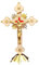 Milageto Crucifijo de pie, Crucifijo con Soporte, Estatua de Jesús en, Crucifijo de Jesús, Cruz de Mesa para Capilla, Altar, Dormitorio