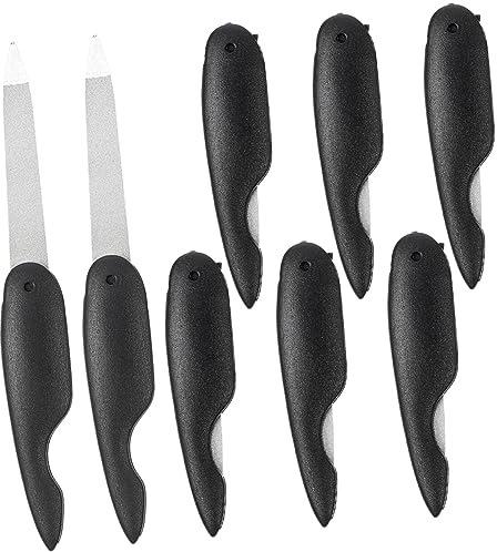 CIMAXIC 8 Stück Faltbare Nagelfeile Nagelfeilenstreifen Doppelseitiger Druck npuffer Für Nägel npuffer Kleine Metallbesatz Edelstahl