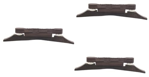 ifundom 3stücke Einstellbare Mandolinenbrücke Aus Rosenholz Höhenverstellbares Musikinstrument-zubehör Für Mandoline Leicht Langlebig Und Installieren Für Musiker Und