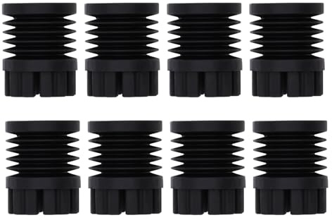 8PCS Anti Vibration Feet for Bambu Lab P1/X1 Series, 3D Printer Accessories Upgrade Silicone Rubber Anti Vibration Feet for P1P, P1S, X1C, X1, X1E