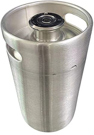 bierbrauset Min. Edelstahl-Bierfass mit Typ Speer, 5 l und 8 l Fassungsvermögen Heimbrau-Sets(5L)