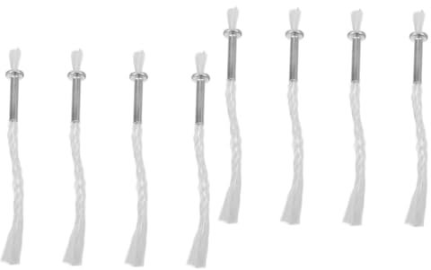 MAGICLULU Dochte-Set für Öllampen 4-teilig Dochte Aus Baumwolle Ersatz-eisenhalter für Dekorative Öllampen