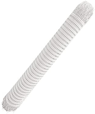Wasserdichtes Rankgitter im Bienenstock, 1 m x 45 cm, schimmelresistenter Kunststoff, ideal für Stuhlprojekte und Bastelarbeiten, langlebig, weiß, Gartendekoration